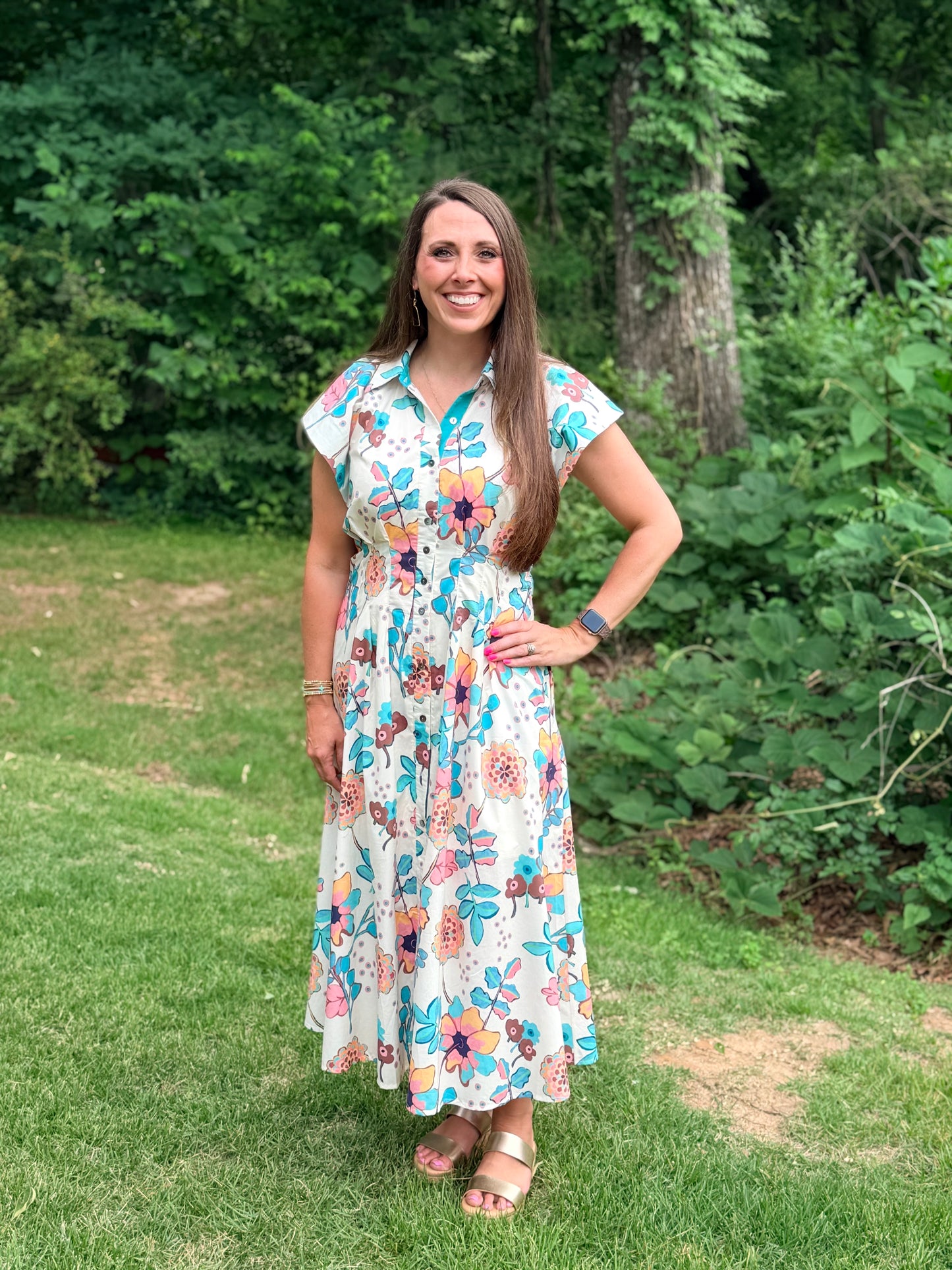 Entro Jade Multi color dress