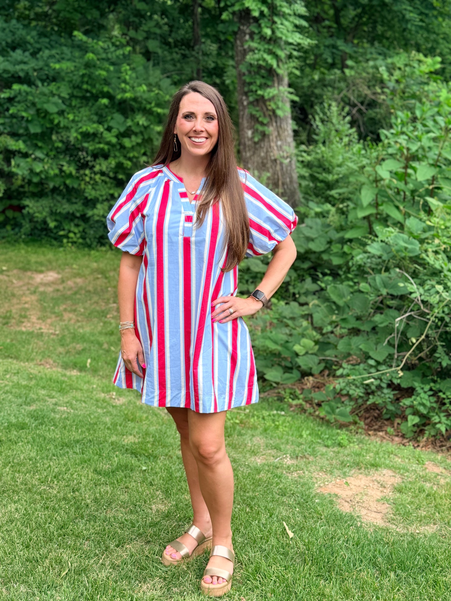Entro Striped dress