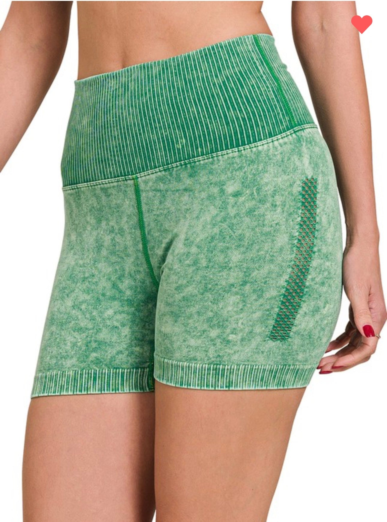 Zenana Washed seamless shorts