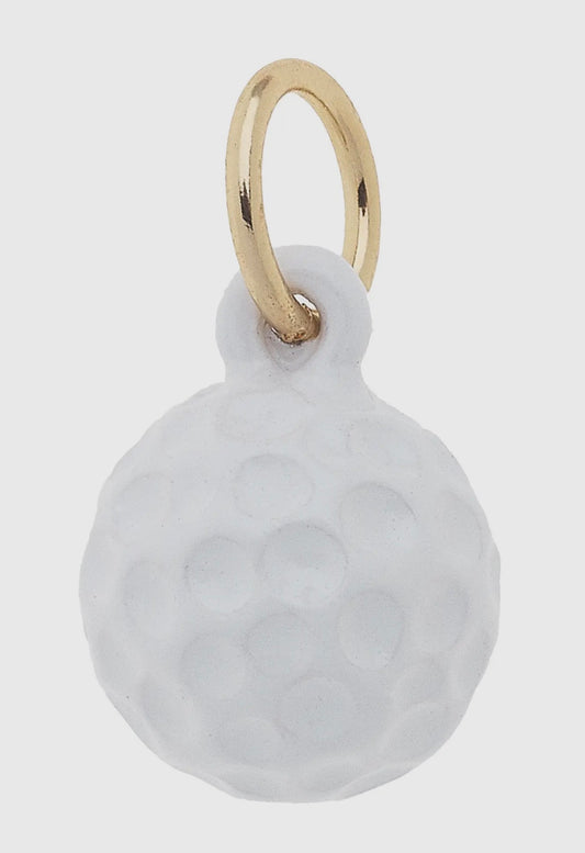 3D golf ball charm