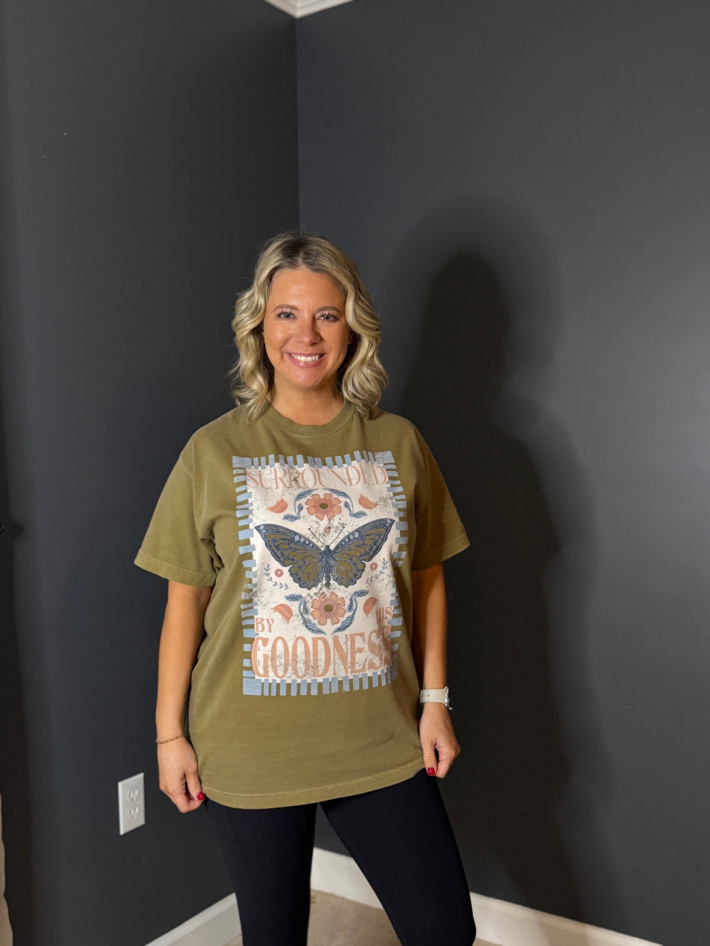 Surrounded by His Goodness Graphic T-Shirt