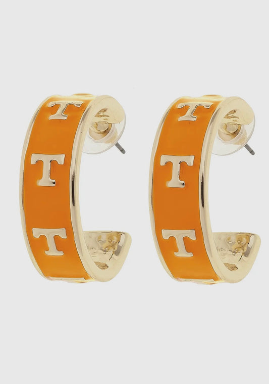 Tennessee Logo Hoop earrings