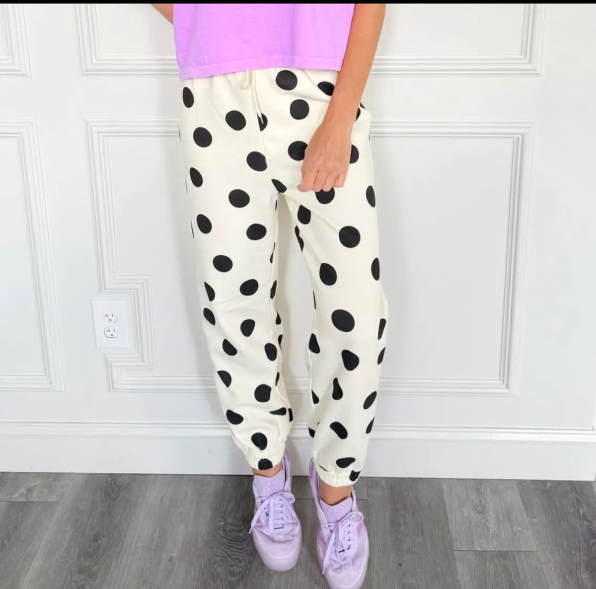 Polka Dot Sweatpants
