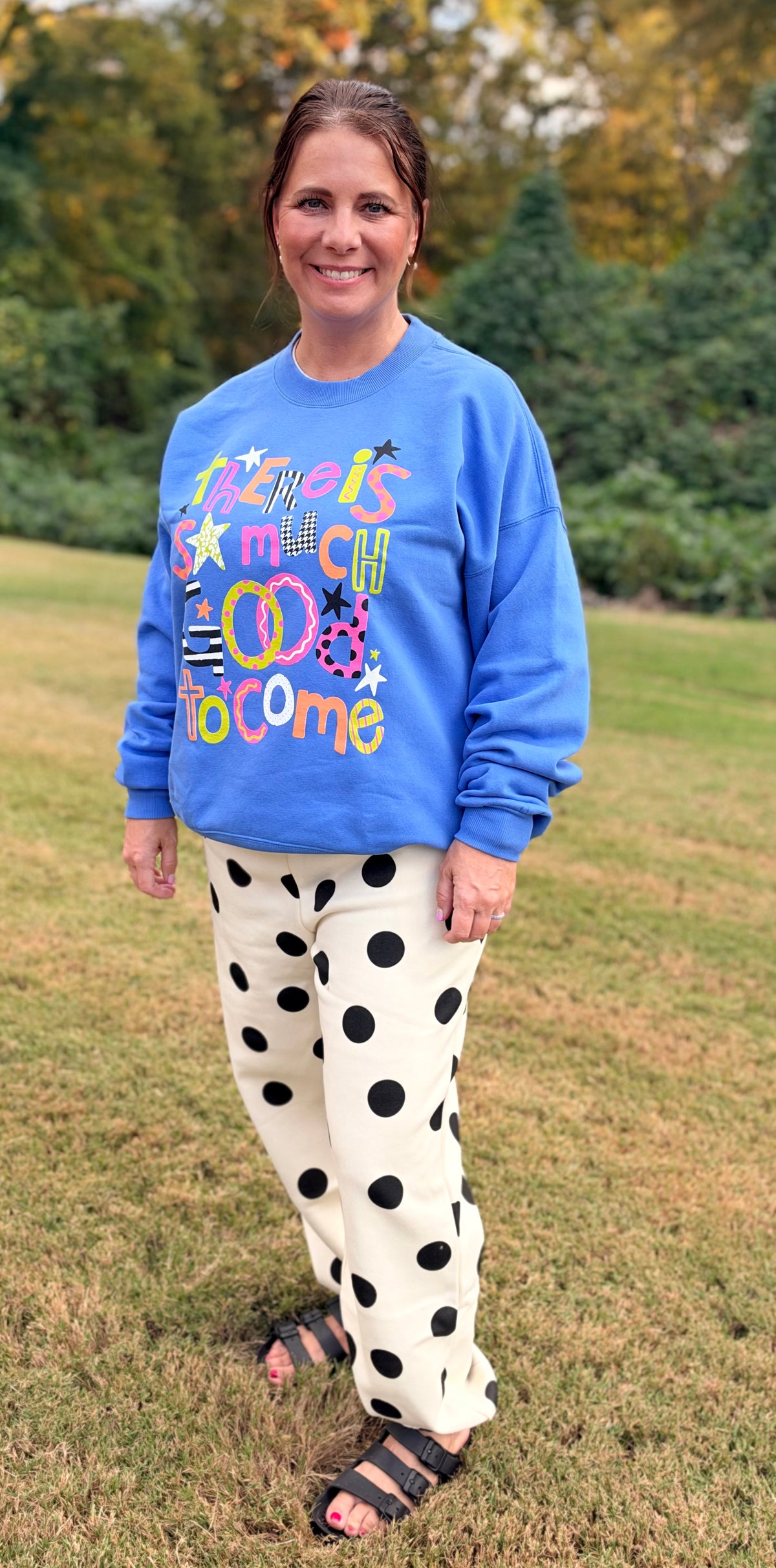 Polka Dot Sweatpants